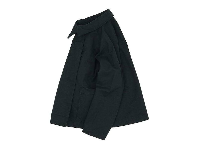 936　MHL.　タグ付　WASHED COTTON DRILL　ジャケット MHL. WASHED COTTON DRILL RAGLAN JACKET 10BLACK 〔レディース