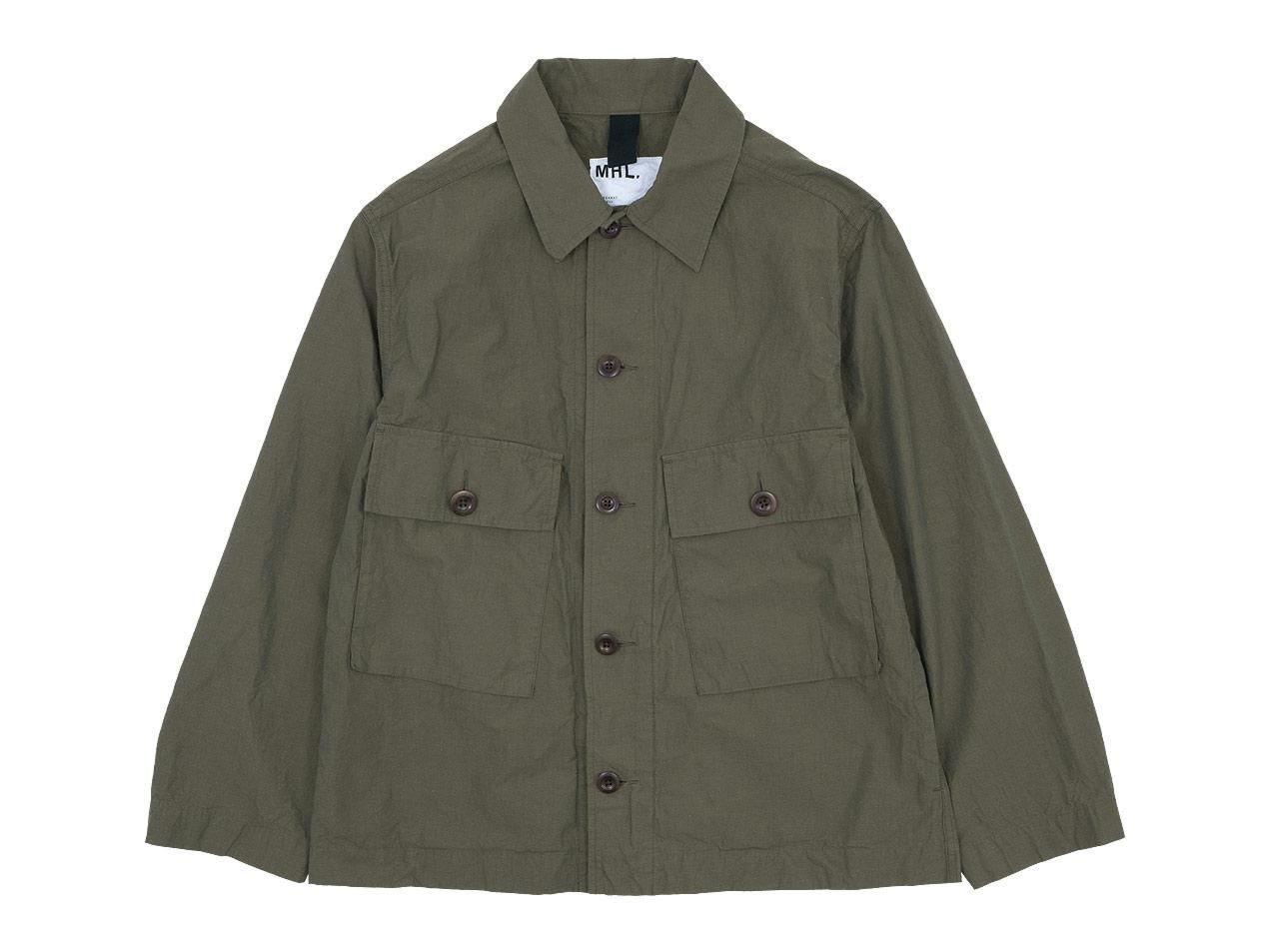 MHL. SHEET COTTON LINEN BLOUSON 180KHAKI 〔メンズ〕 MHL.通販 ...