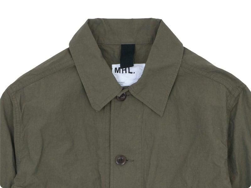 MHL. SHEET COTTON LINEN BLOUSON 180KHAKI ̥󥺡