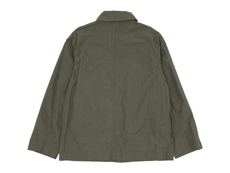 MHL. SHEET COTTON LINEN BLOUSON 180KHAKI ̥󥺡