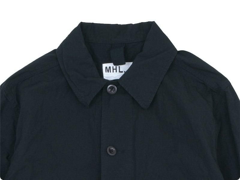 MHL. SHEET COTTON LINEN BLOUSON 10BLACK ̥󥺡