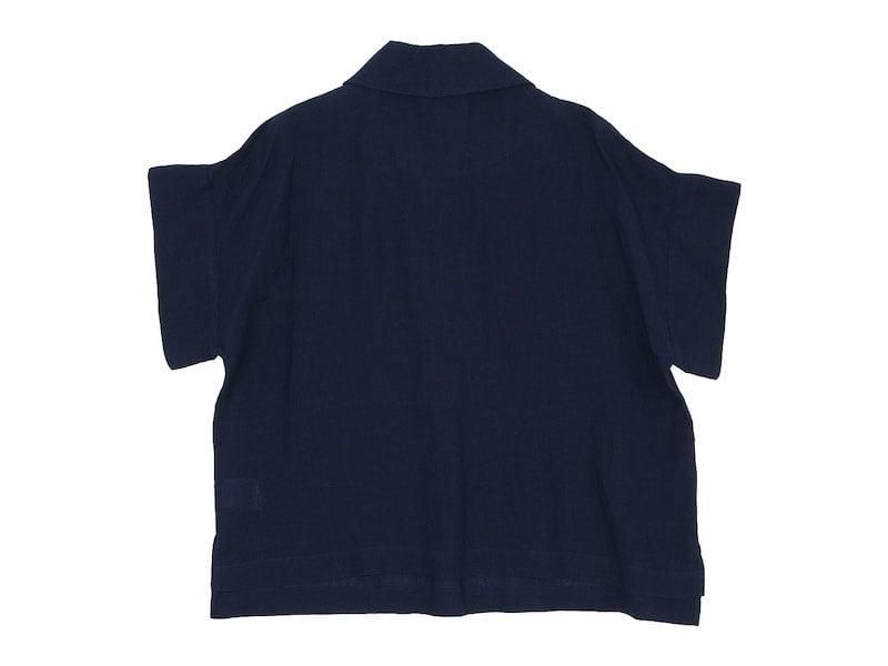 MARGARET HOWELL FINE LINEN PULL ON SHIRTS 121NAVY̥ǥ