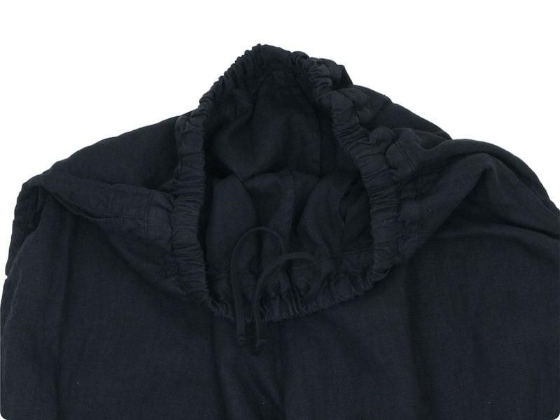 ordinary fits linen ball pants BLACK