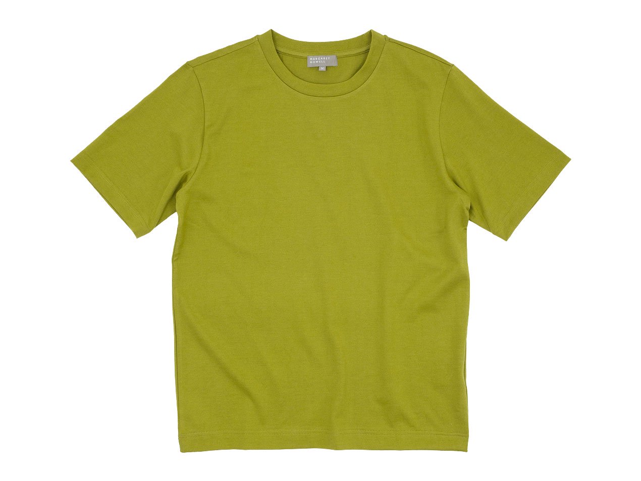 MARGARET HOWELL SUVIN COTTON JERSEY T-SHIRTS 63YELLOW〔メンズ〕