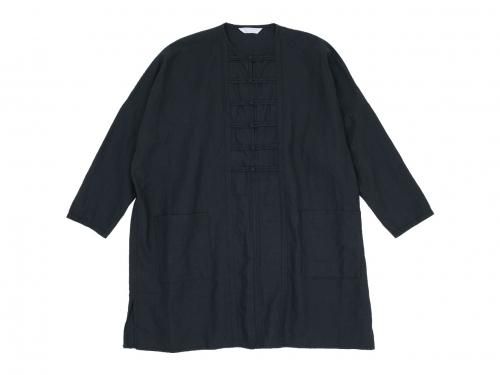 【homspun】シャツワイドワンピース またまた再入荷** homspun ホームスパン ライトオンス