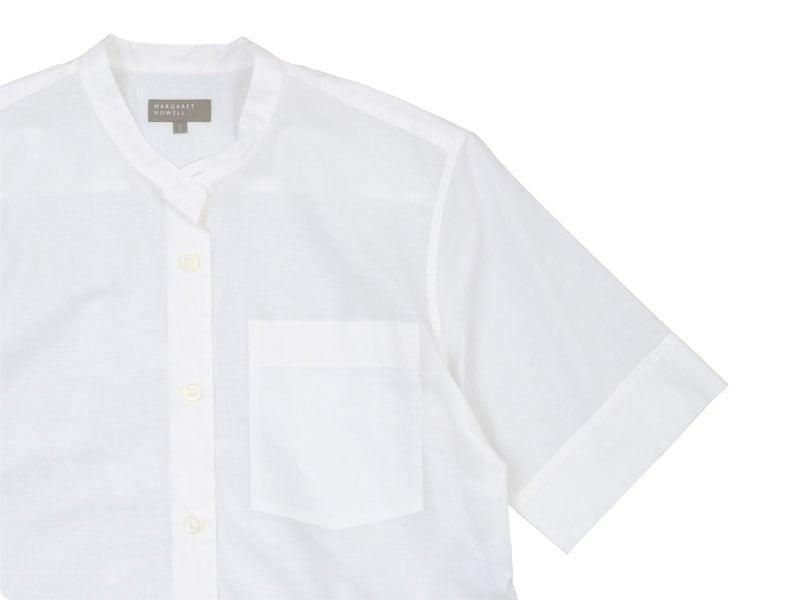 MARGARET HOWELL COTTON LINEN SHIRTS 30WHITE̥ǥ