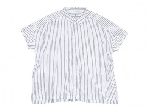 ordinary fits WIDE BARBER SHIRT STRIPE OFF WHITE