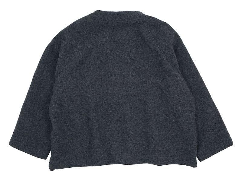 ordinary fits NO COLLAR JACKET GRAY