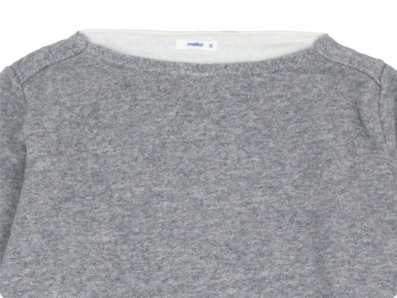 maillot wool sweat trainer TOP GRAY