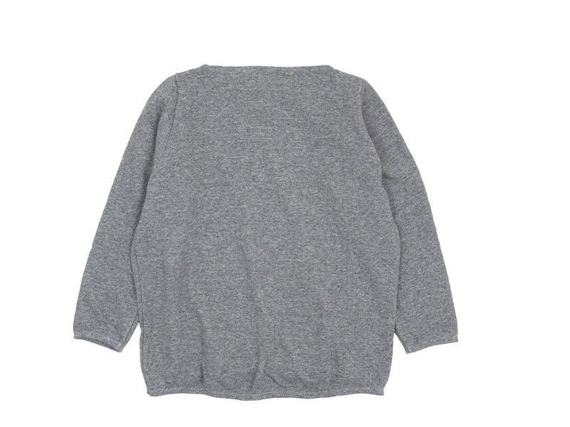 maillot wool sweat trainer TOP GRAY