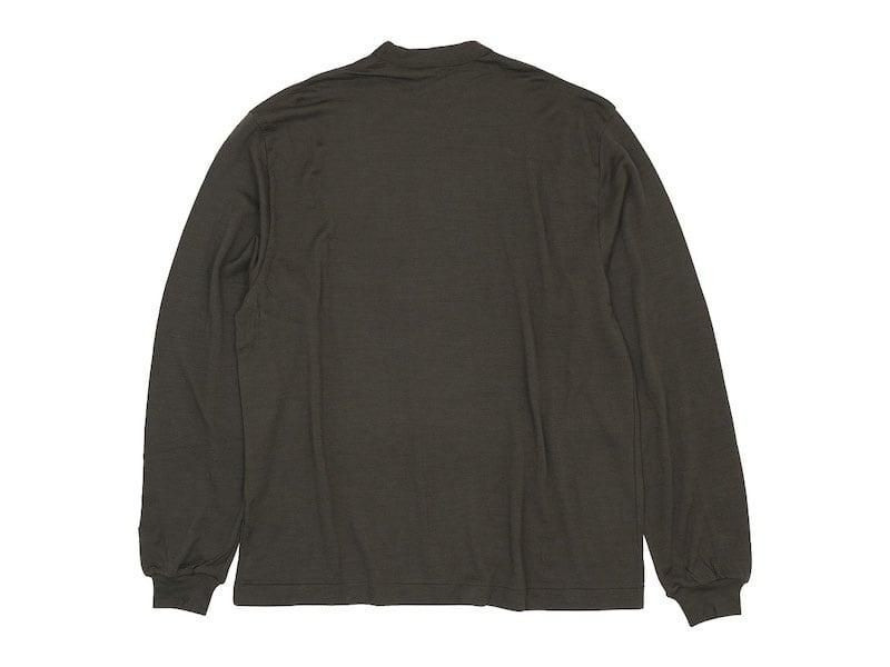 ENDS and MEANS Pocket L/S tee KHAKI OLIVE