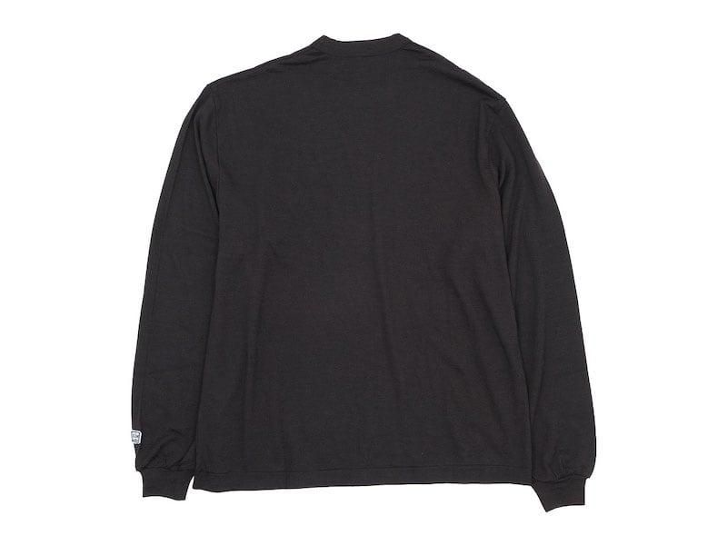 ENDS and MEANS Pocket L/S tee DARK BROWN