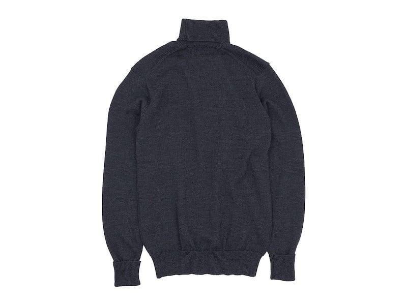 ENDS and MEANS Turtle Neck Knit MIX BLACK