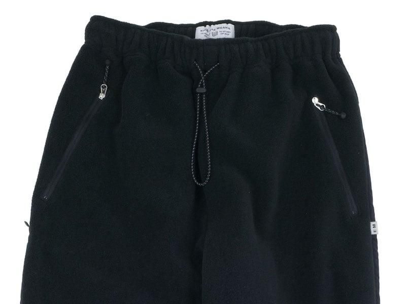 ENDS and MEANS Tactical Fleece Trousers BLACK