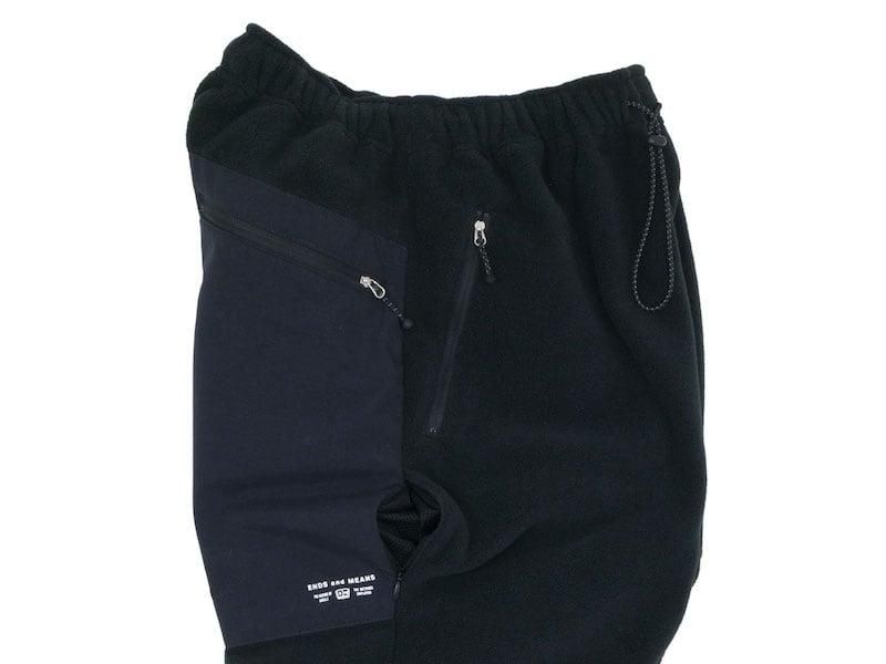 ENDS and MEANS Tactical Fleece Trousers BLACK