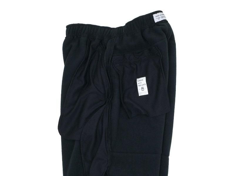 ENDS and MEANS Tactical Fleece Trousers BLACK