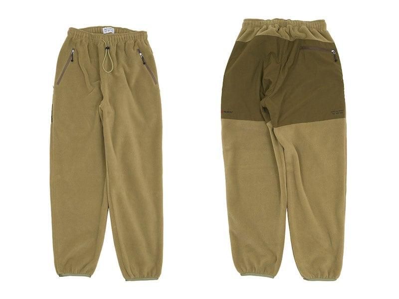 ENDS and MEANS Tactical Fleece Trousers BROWN BEIGE