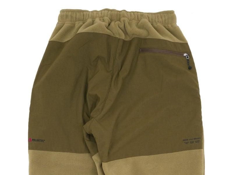 ENDS and MEANS Tactical Fleece Trousers BROWN BEIGE