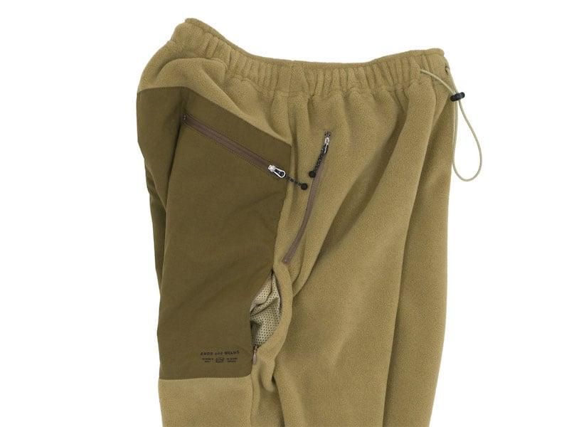 ENDS and MEANS Tactical Fleece Trousers BROWN BEIGE