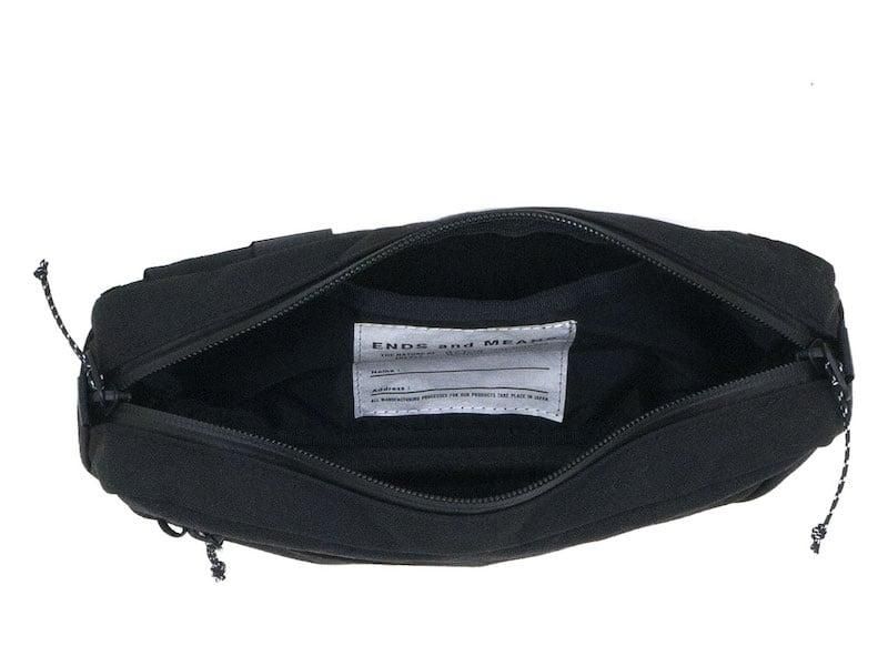 ENDS and MEANS Waist Bag BLACK