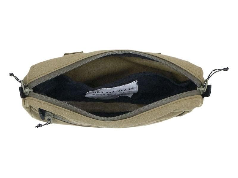 ENDS and MEANS Waist Bag TAN