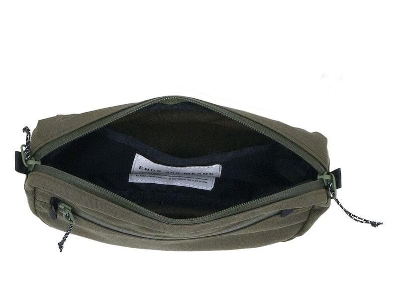 ENDS and MEANS Waist Bag RANGER GREEN