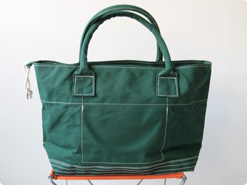 maillot going out girl's tote bag GREEN