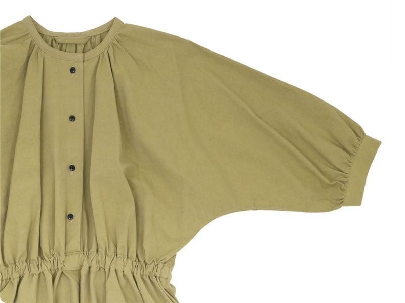 Atelier d'antan Meurentʥࡼ dolman gathered one-piece BEIGE