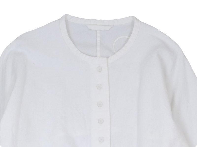 Atelier d'antan Vau ʥ  Cotton Shirts WHITE
