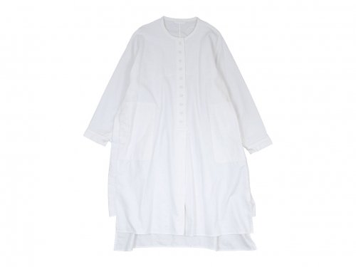 Atelier d'antan Vau （ヴォー）  Cotton Shirts WHITE