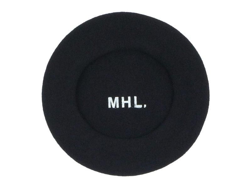 MHL. WOOL BERET 10BLACK