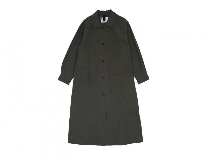 MHL. OVERDYE MELANGE COTTON DRESS 143DARK GREEN ̥ǥ