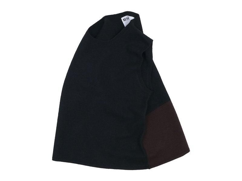MHL. FELTED DRY WOOL VEST 10Black ̥󥺡