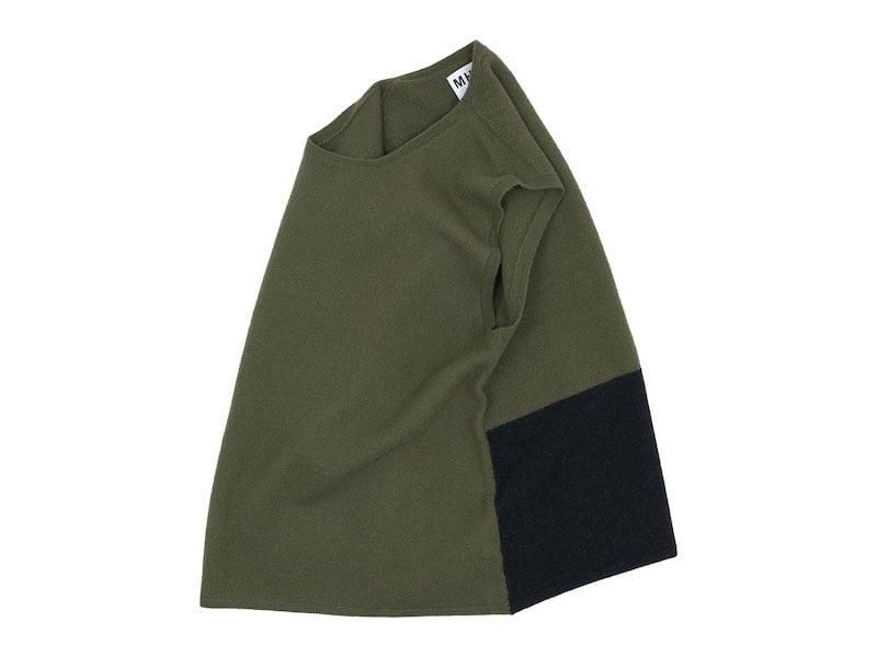 MHL. FELTED DRY WOOL VEST 180Khaki ̥󥺡