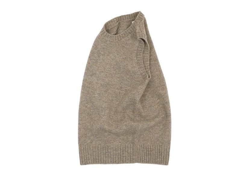 Charpentier de Vaisseau Kurson Wool Knit Vest  LIGHT BROWN
