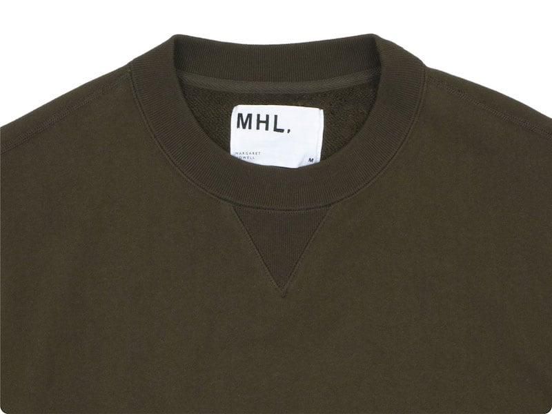 MHL. LIGHT LOOPBACK COTTON CREW NECK 180Khaki ̥󥺡