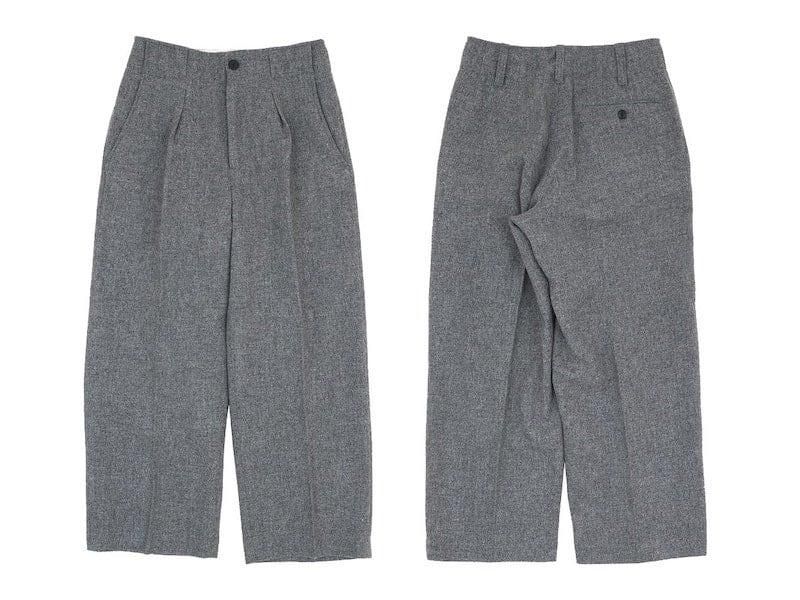 Charpentier de Vaisseau Brent Tweed Tuck Pants GRAY