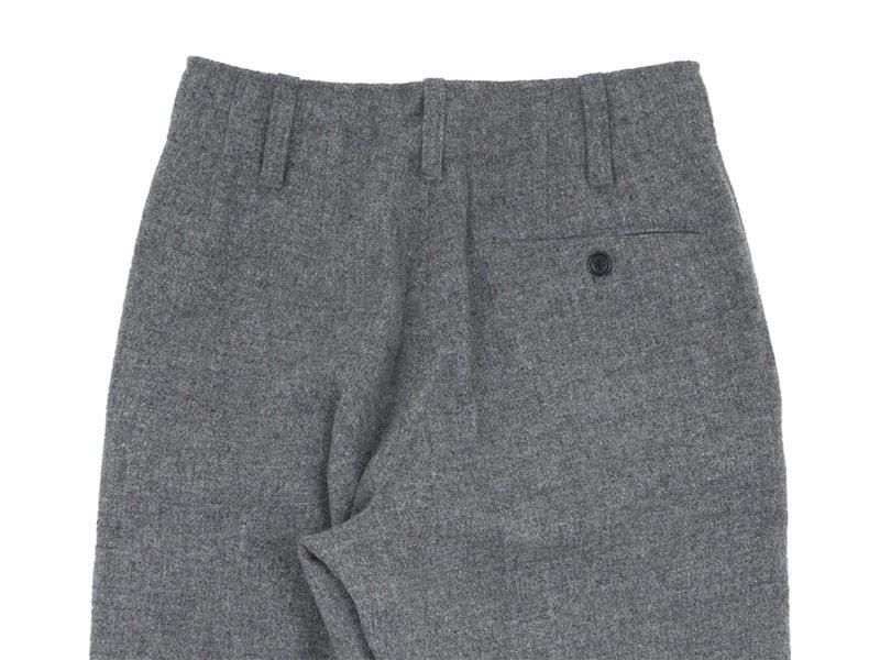 Charpentier de Vaisseau Brent Tweed Tuck Pants GRAY