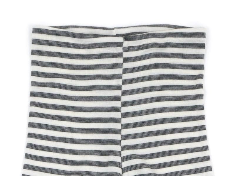 Tam Silk LEGGINGS GRAY x OFF WHITE