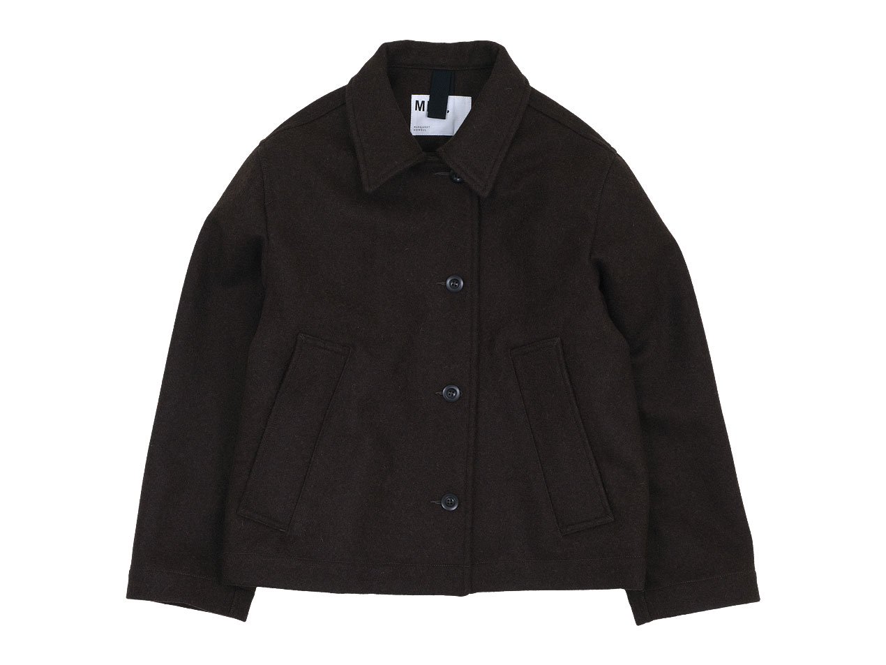 MHL. COARSE WOOL MELTON BLOUSON 53BROWN 〔レディース〕 MHL.通販