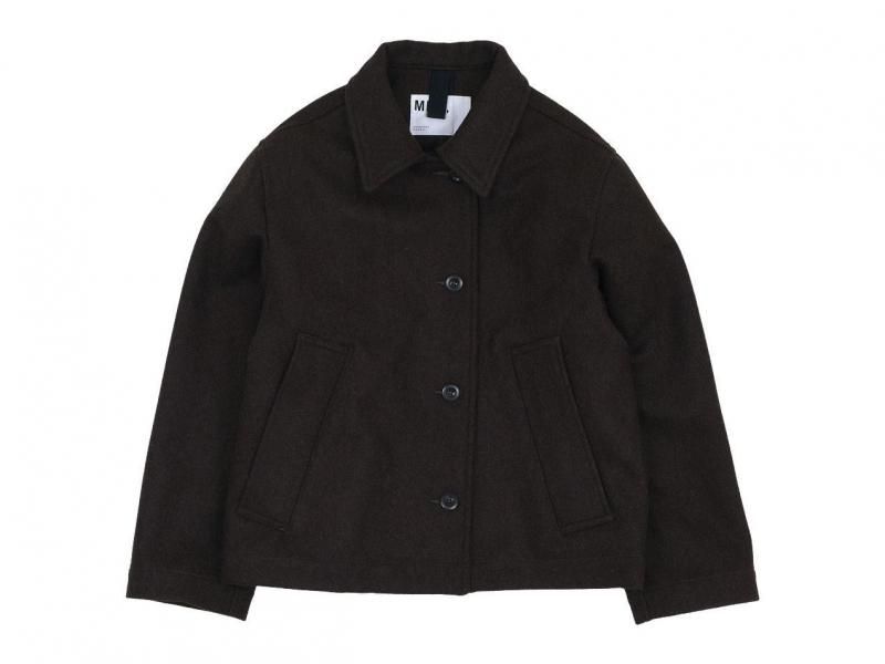 MHL. COARSE WOOL MELTON BLOUSON 53BROWN ̥ǥ