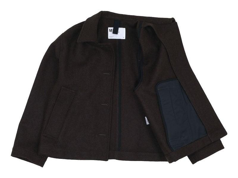 MHL. COARSE WOOL MELTON BLOUSON 143GREEN ̥ǥ
