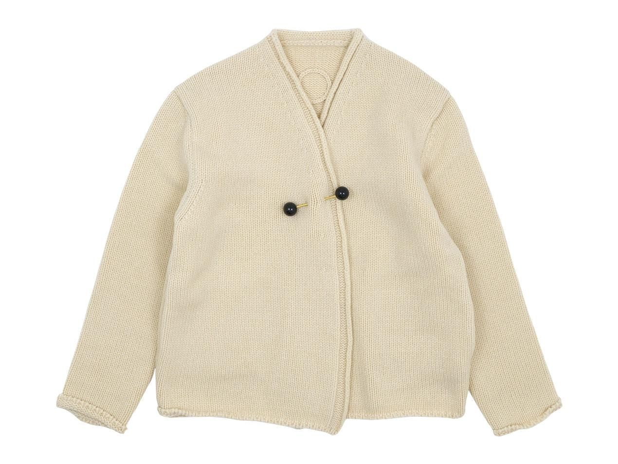 Atelier d'antan Degas（ドガ） Wool Knit Cardigan NATURAL Atelier d