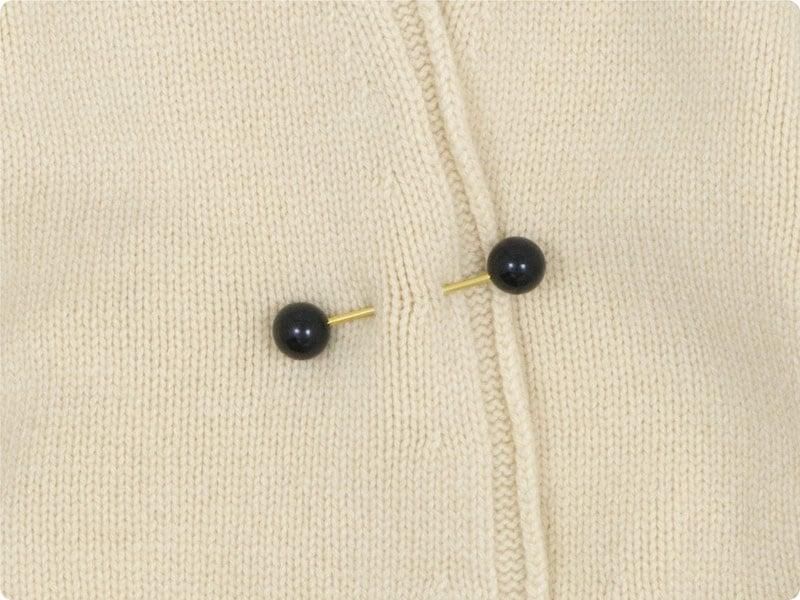 Atelier d'antan Degasʥɥ Wool Knit Cardigan NATURAL