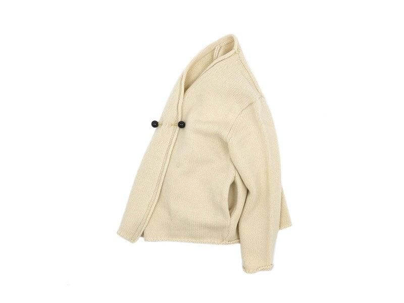 Atelier d'antan Degasʥɥ Wool Knit Cardigan NATURAL