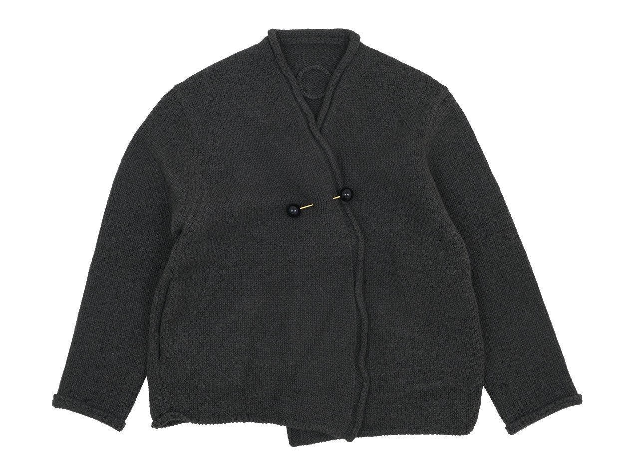 ブランドのギフトトップスAtelier d'antan Degas（ドガ） Wool Knit Cardigan OLIVE