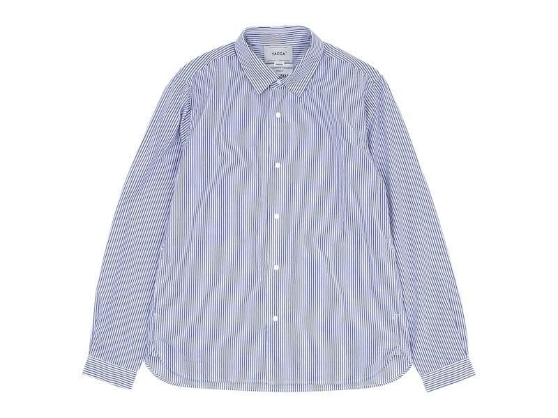 YAECA コンフォートシャツ スタンダード BLOCK STRIPE 〔メンズ