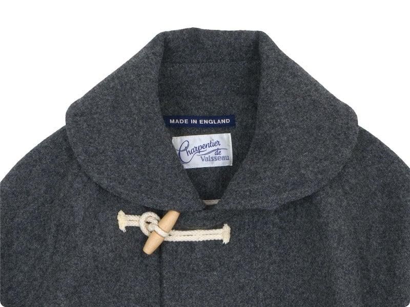 Charpentier de Vaisseau Trisha Shawl Short Coat GRAY