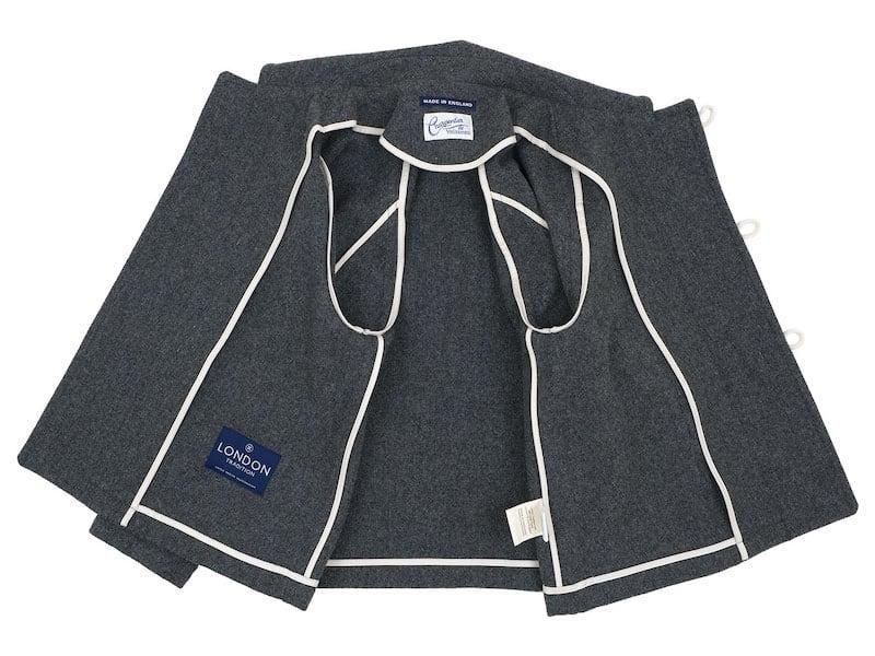 Charpentier de Vaisseau Trisha Shawl Short Coat GRAY
