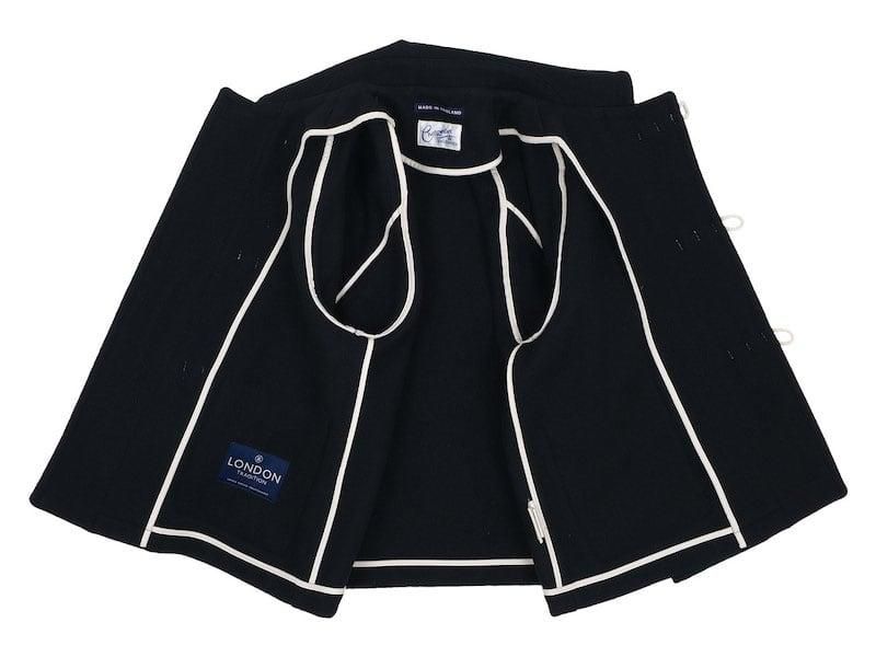 Charpentier de Vaisseau Trisha Shawl Short Coat BLACK